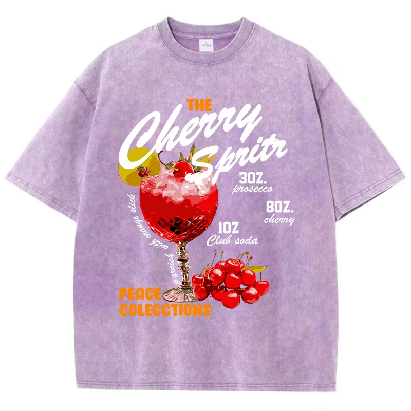 Винтажные женские футболки с принтом The Cherry Sprits удобные хлопковые большого