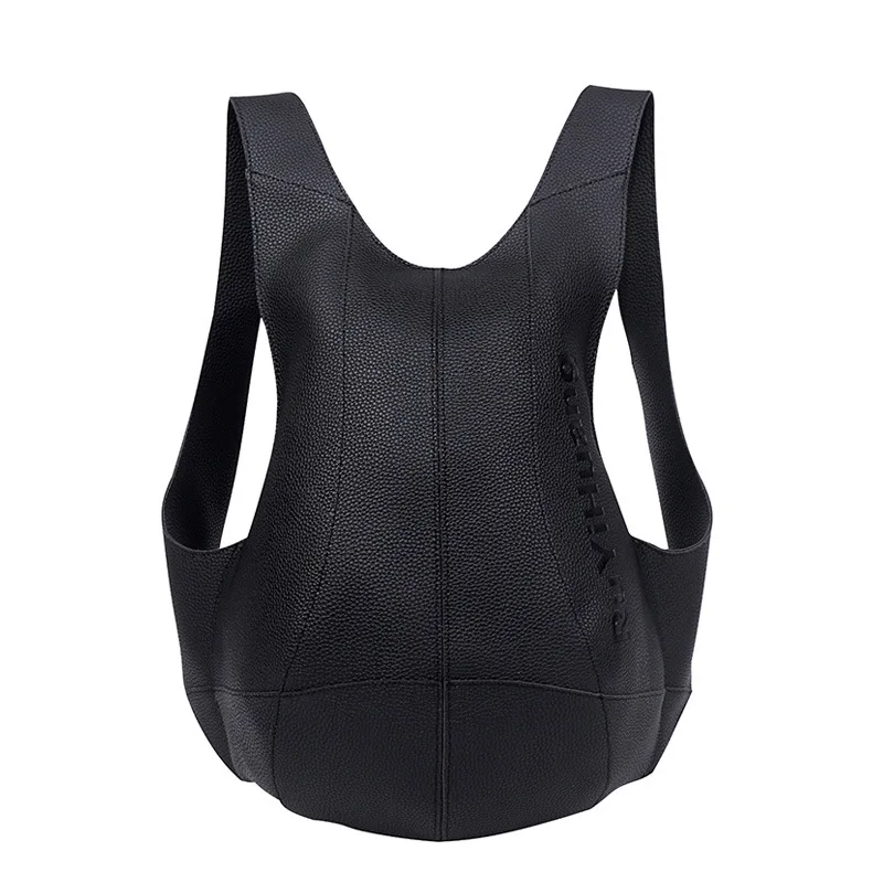 

Новинка 2020, рюкзак для мужчин и женщин, кожаный рюкзак, черный рюкзак с защитой от кражи, рюкзаки унисекс, повседневные большие школьные сумк...