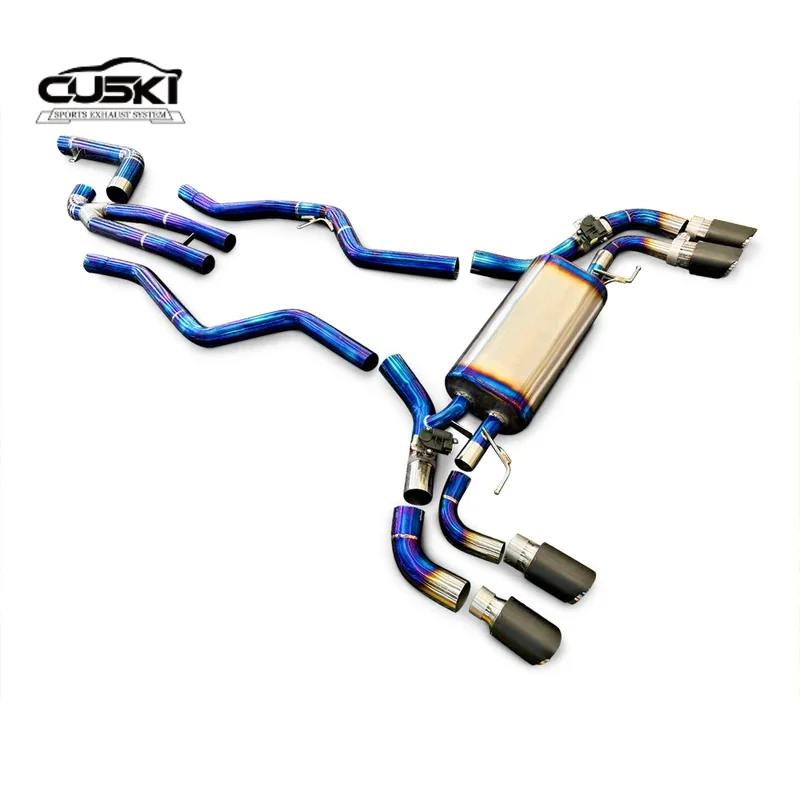 Высокая производительность с клапаном Cat задняя выхлопная труба для BMW M340/M340i 3.0T