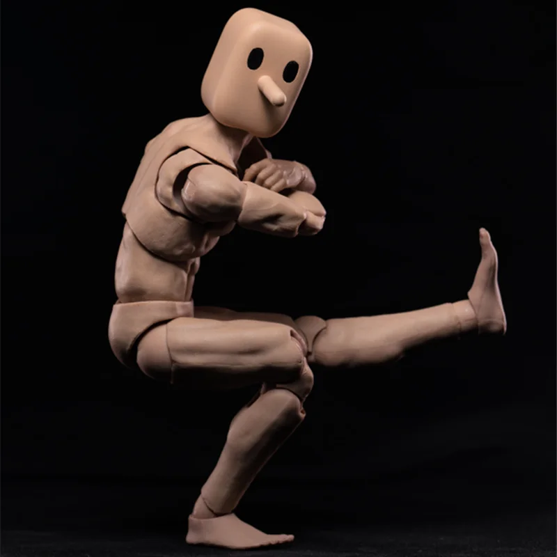 Notatoys nt-01 nt-02 nt-02w 1/12 Подвижное тело Notaman с квадратной головкой Модель куклы для