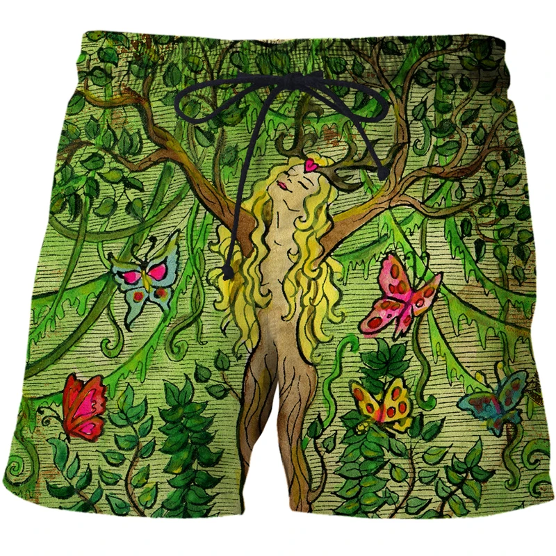 Tarot pattern series 3D Printe Beach Shorts New Fashion Hot Sumptuous Pattern Male Men Board Shorts Short Pants Streetwear Short