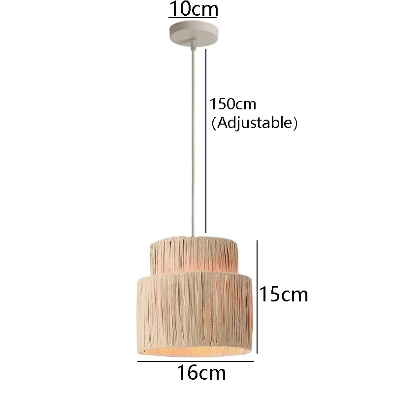 

ПIGYEE Подвесной светильник из ротанга