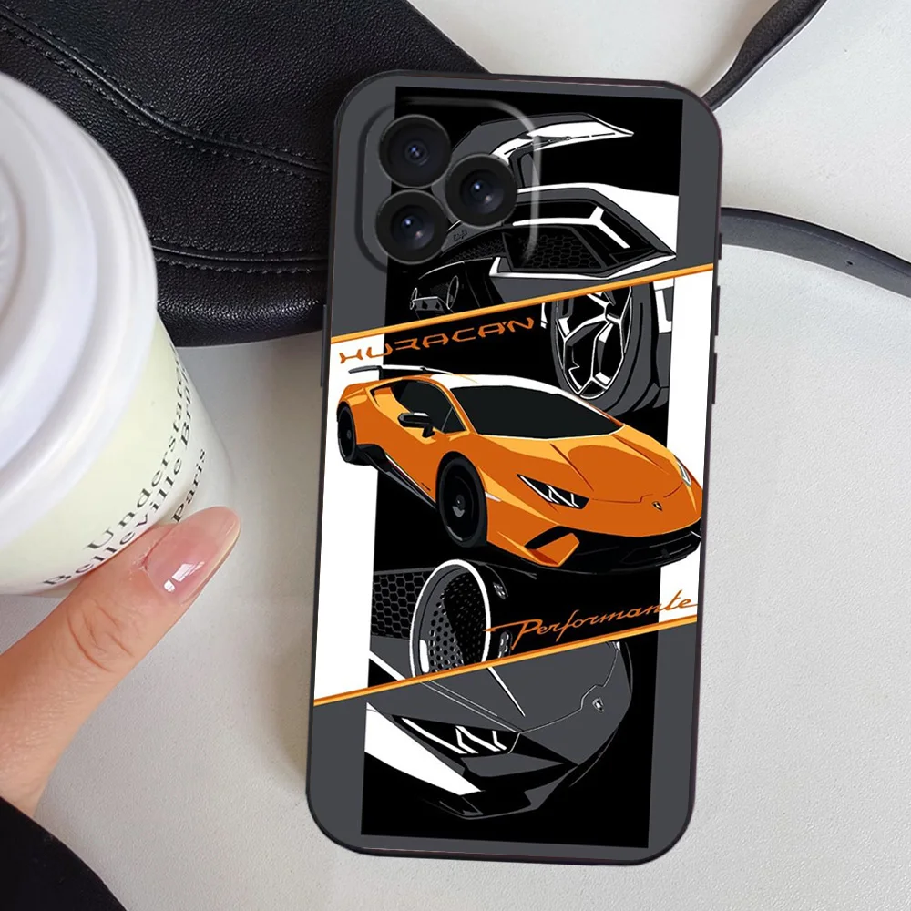 Роскошный автомобильный чехол для телефона L-Lambors G-Ghinis Samsung A03 A04 A05 S A13 A34 A53 4G 5G S22 S23