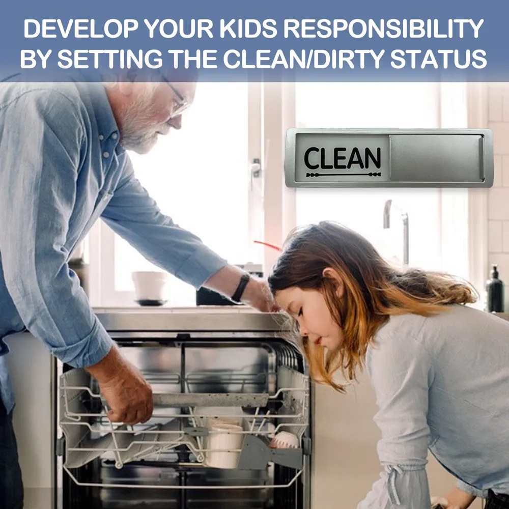 

Индикатор для чистки грязных знаков для посудомоечной машины, устойчивый к царапинам, легко читаемый и сильный слайд для смены знаков