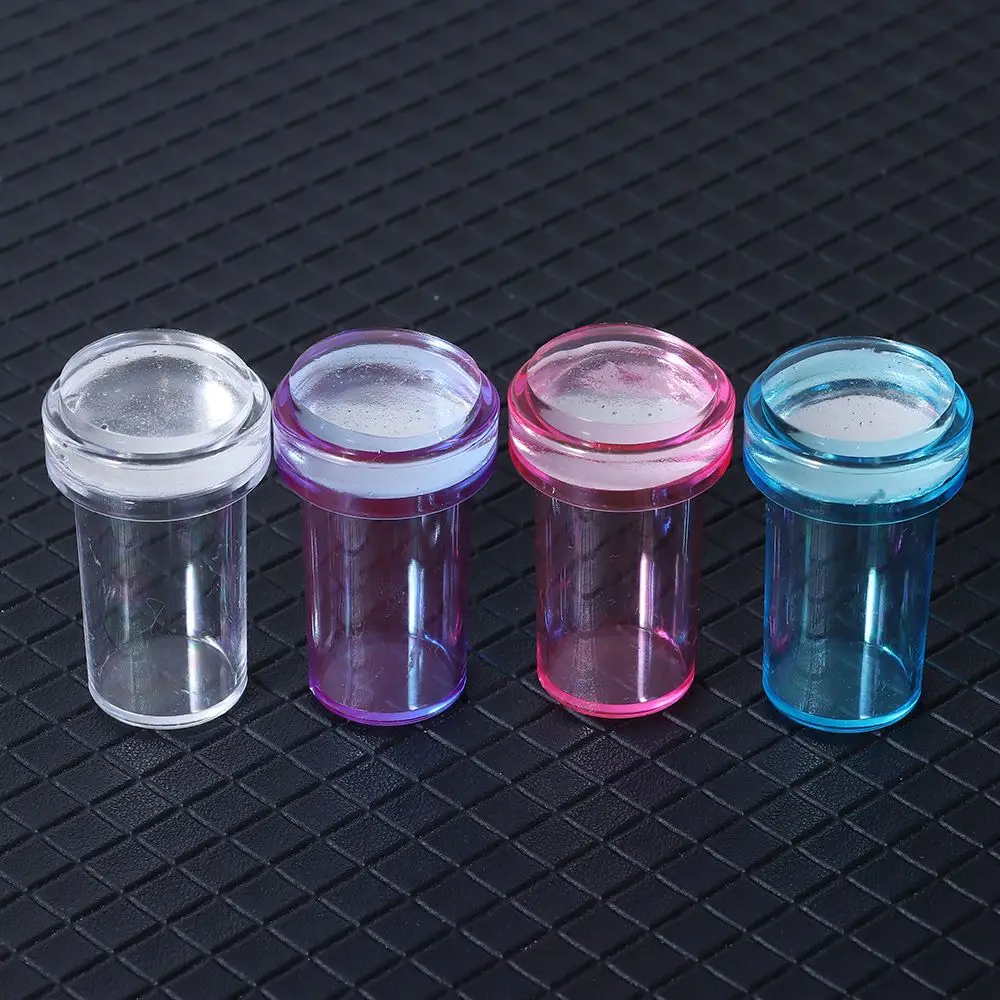 

Nail Plate Tools Silicone Stamping Mold for French Tips Nail Design Transparent Jelly Nail Stamper Scraper Set Silicone