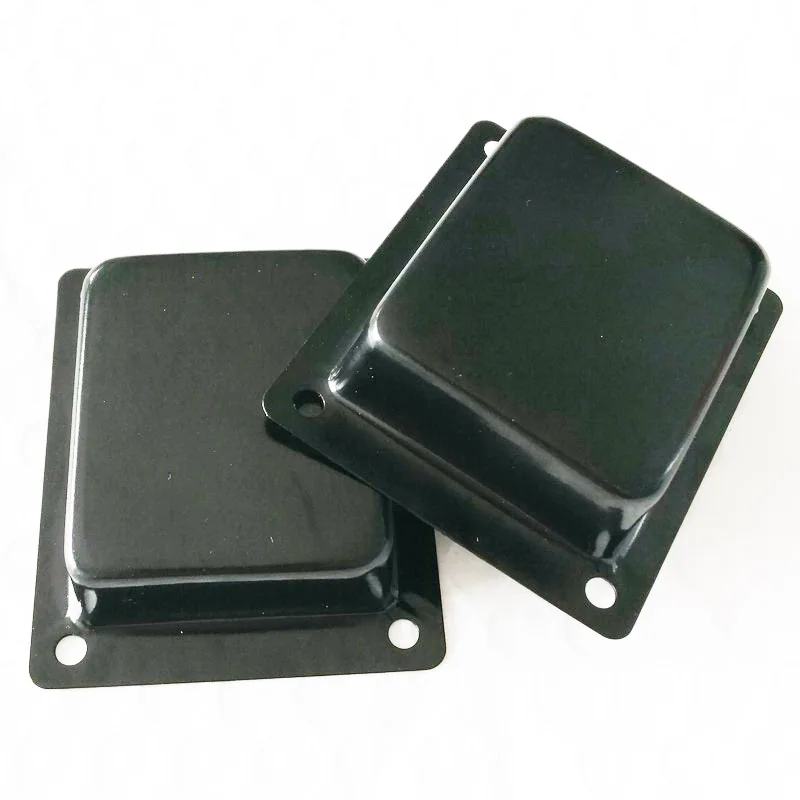 2PCS EI66/76/86/96/105/114 Transformer Cover End Bells Shrouds Iron Side Top Protective Shield Screening Can Accessories - купить по