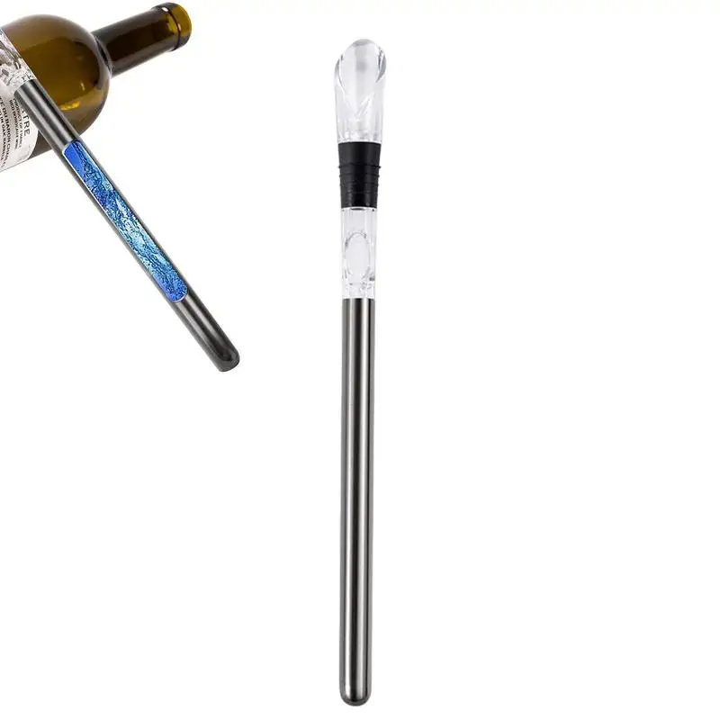 

Stainless Steel Wine Cooler Stick Hyper Chiller 3-in-1 Rapid Wine Chiller 304 Stainless Steel Instant Beverage Chiller For Wine