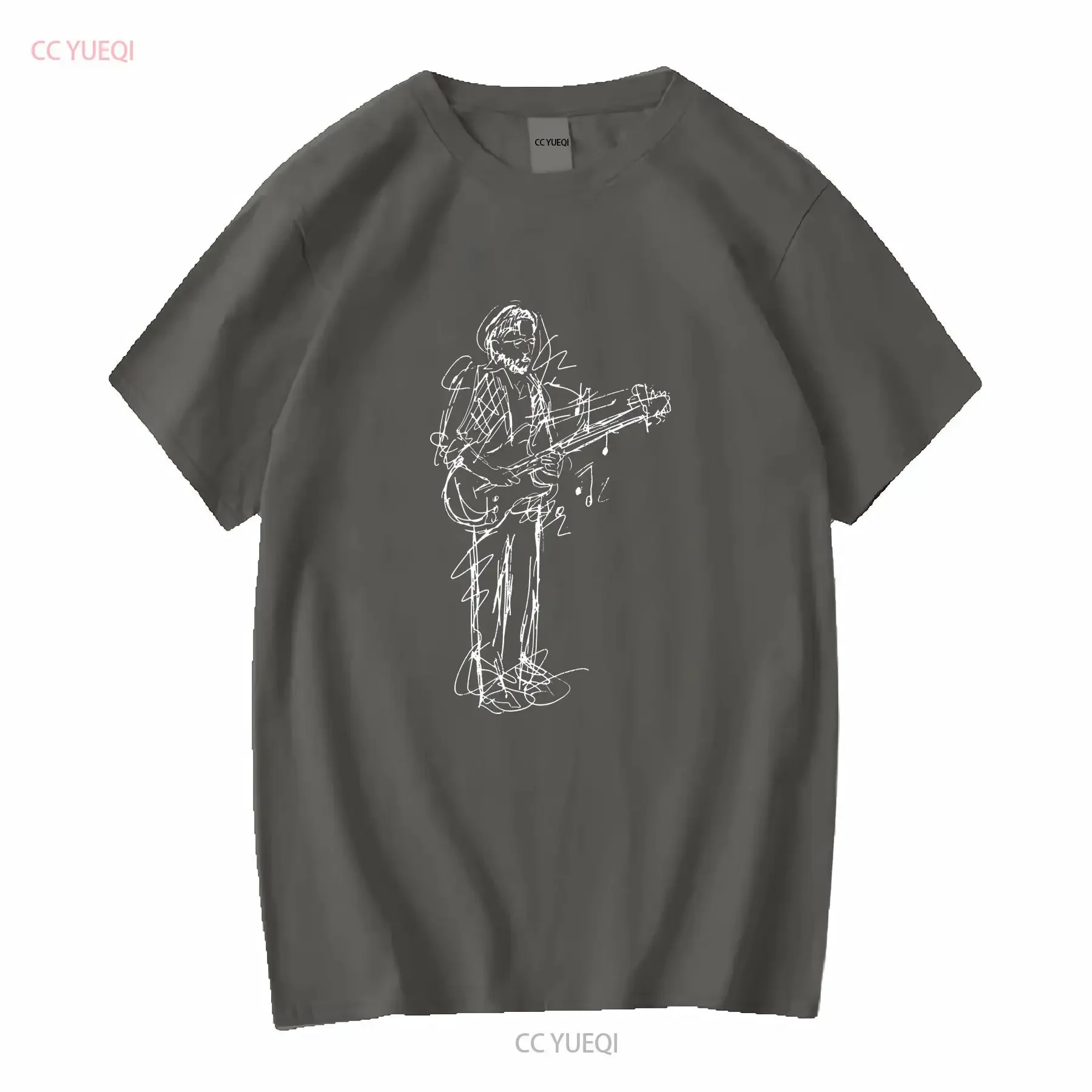Фото Eric Clapton Rock футболка мужская для мужчин Fairwear одобренная хлопок с длинными или короткими рукавами винтажная стираная дышащая растянутая футболка №4