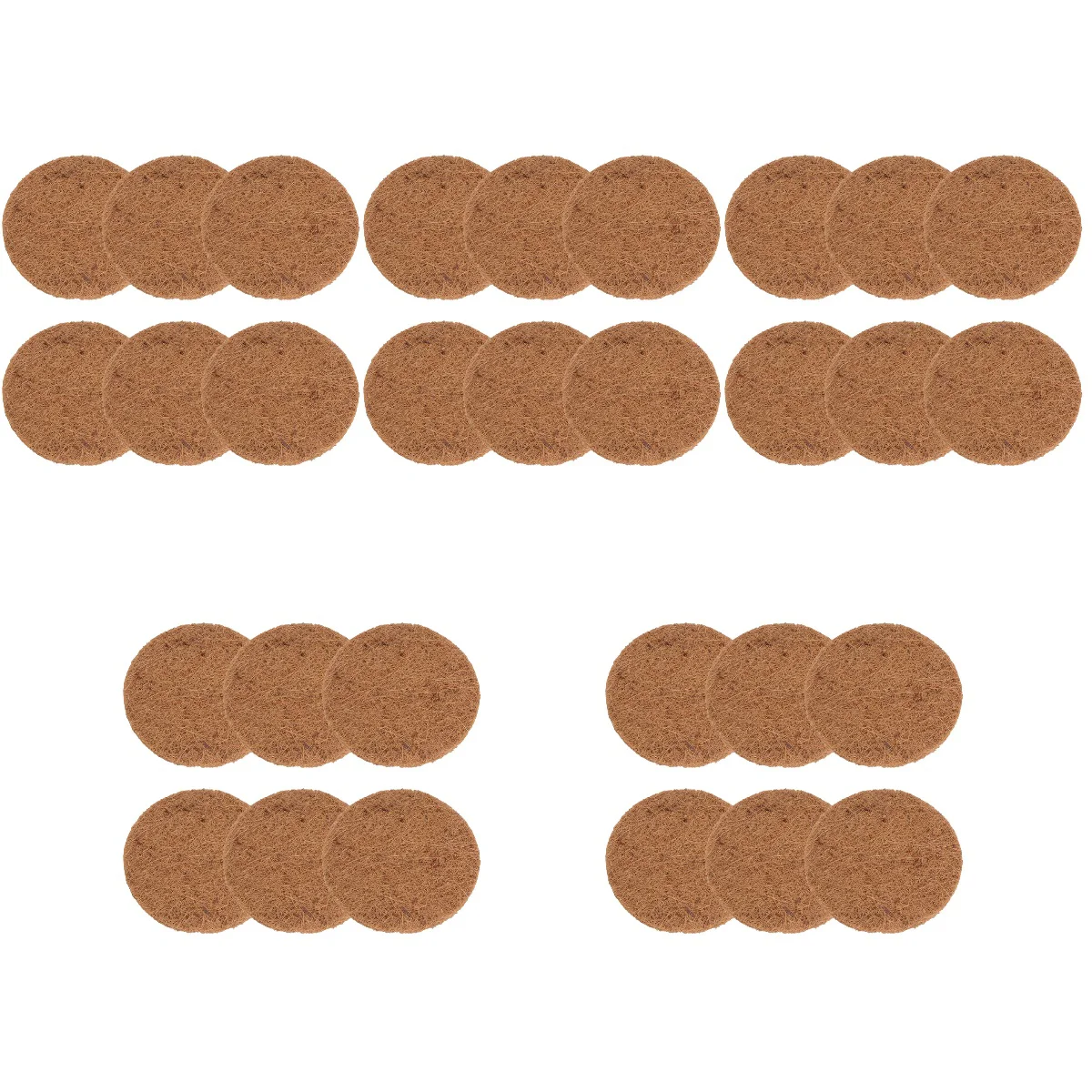 

30 Pcs Pigeon Nest Brown Cushion Bird Mat Natural Egg Pads Supply Coconut Fiber Birds Breeding