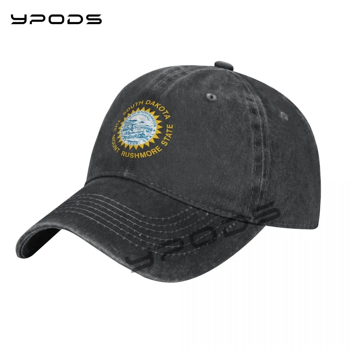 

Denim Baseball Cap Men Women Flag Of South Dakota State Snapback Hat Summer Sports Hip Hop Cap Gorras