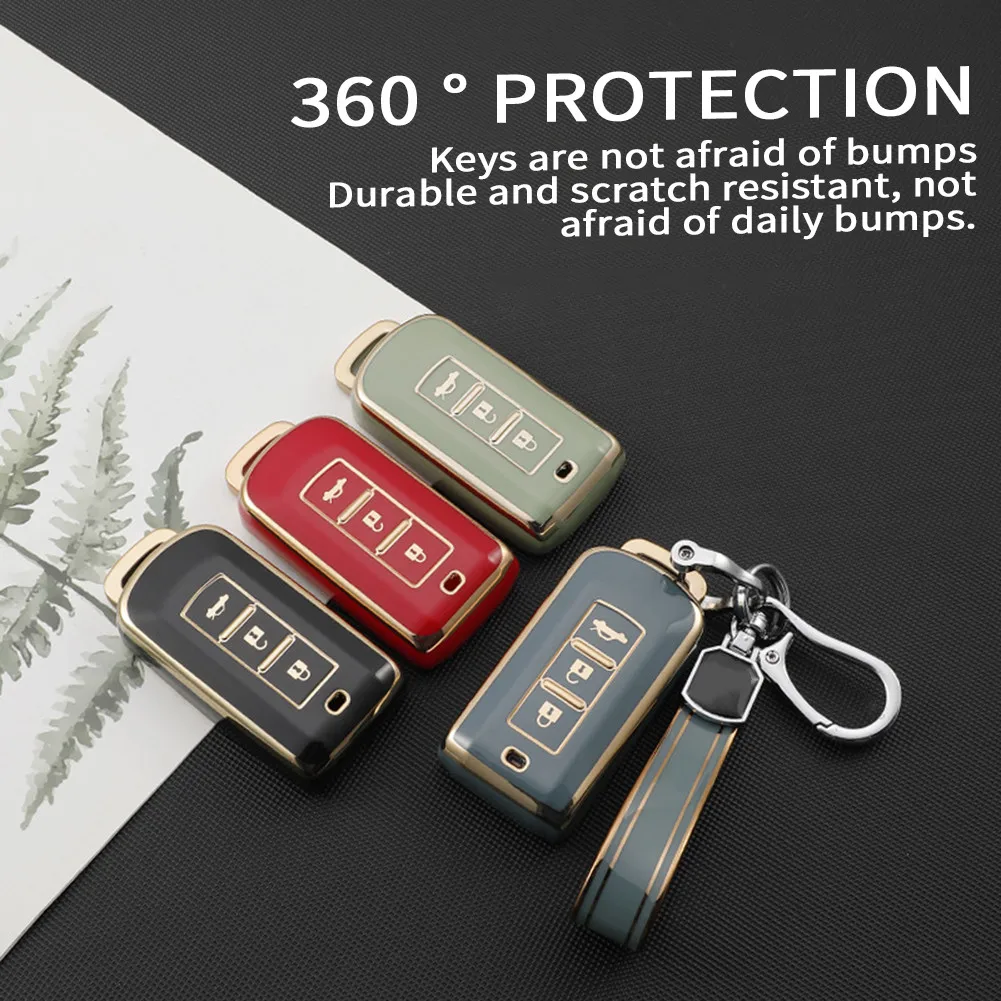 

TPU Key Cover Remote Car Key Case Cover Soft Tpu Shell For Mitsubishi Xpander Outlander ASX Pajero Eclipse Cross Montero