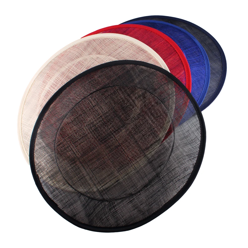 31 см женская винтажная основа Sinamay Fascinator церковная свадебная коктейльная шляпа