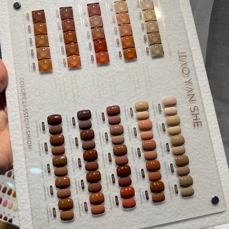 Jiaoyможно 24 цвета красный осенний и зимний стиль корейский лак для ногтей