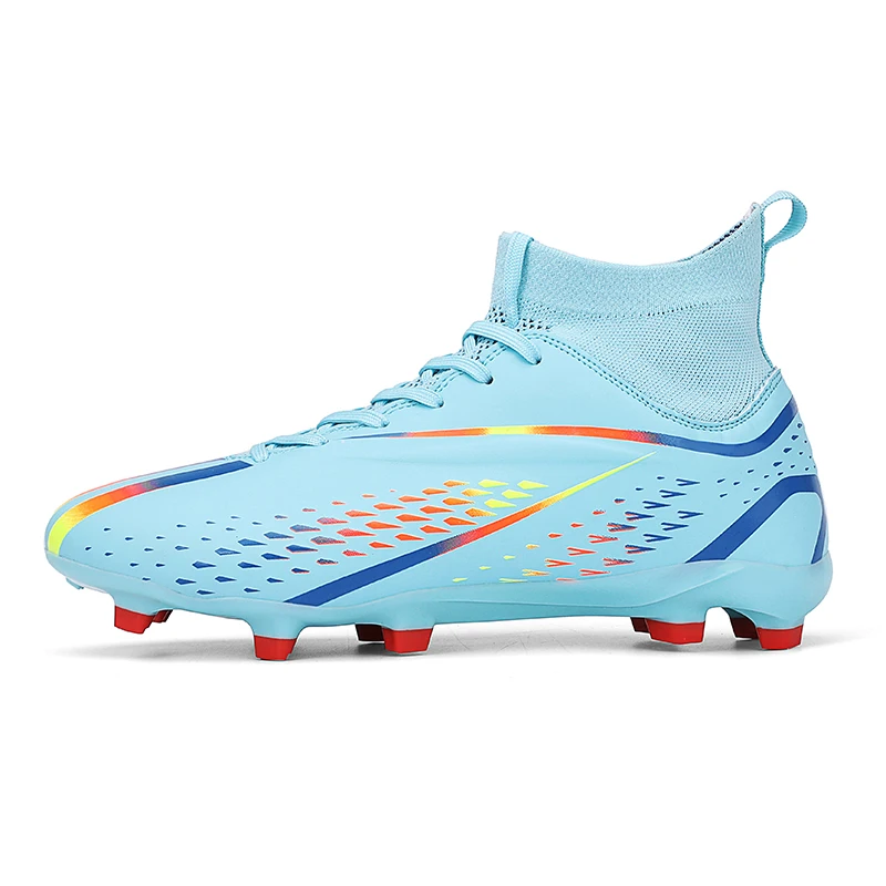 Men Soccer Shoes Outdoor Non-slip Football Boots TF/GF Training Kids Futsal Shoes Light Superfly Cleats Grass Soccer Sneakers