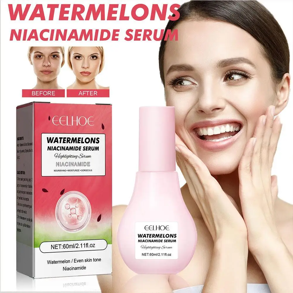 

Watermelon Nicotinamide Essence Brightening Moisturizing Lightening Tightening Anti-aging Beauty Skin Care Products 60ml