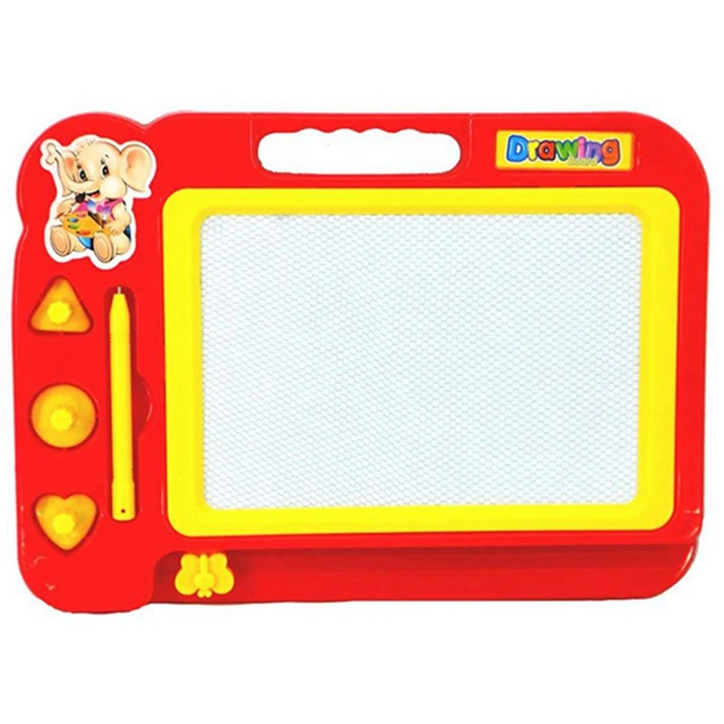 

Kids Black White Magnetic Writing Painting Drawing Graffiti Board Toy Preschool Tool,Red