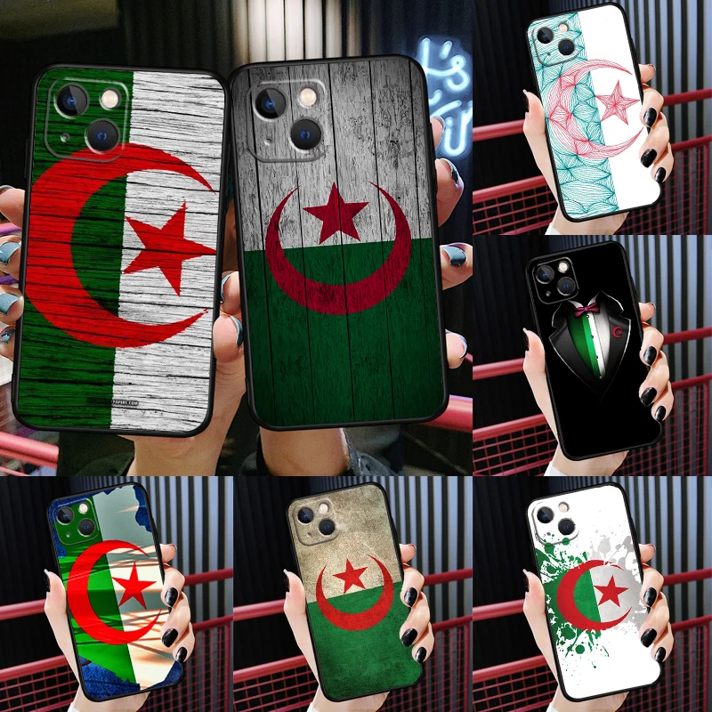 Чехол-накладка с флагом Алжира для iPhone 12 11 13 Pro Max Mini XS XR X SE 2020 6S 7 8 Plus | Мобильные