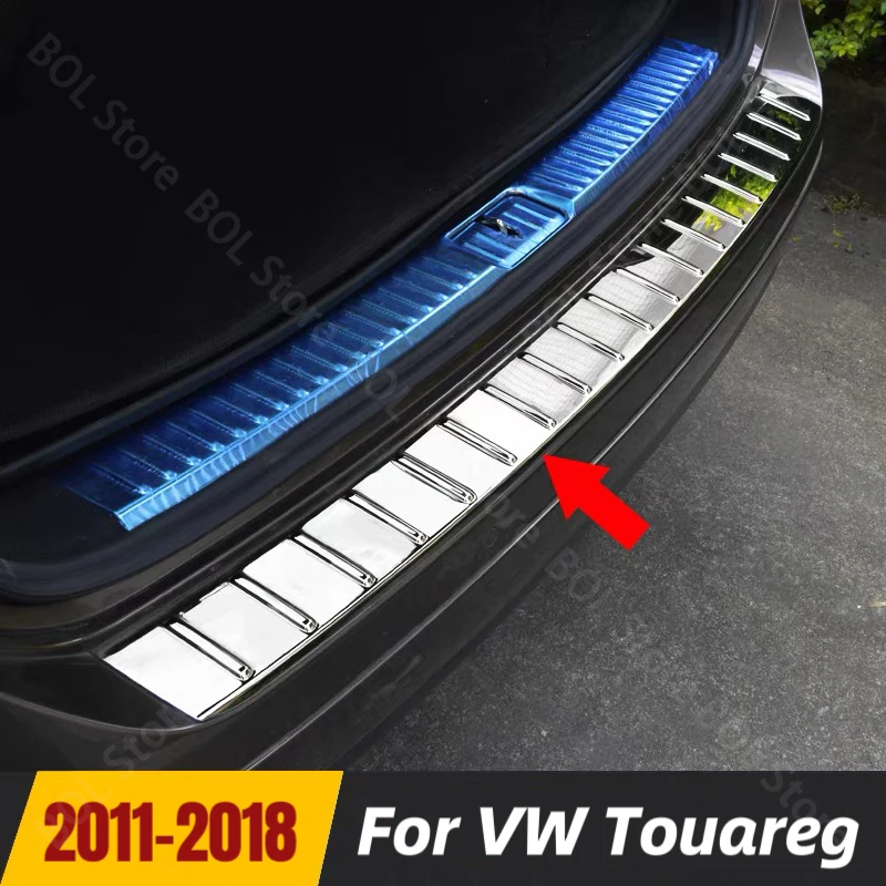 

Новый оригинальный задний бампер, верхняя хромированная накладка для VW Touareg 2011 2012 2014 2015 2016 2017 2018 7P 6807787 A