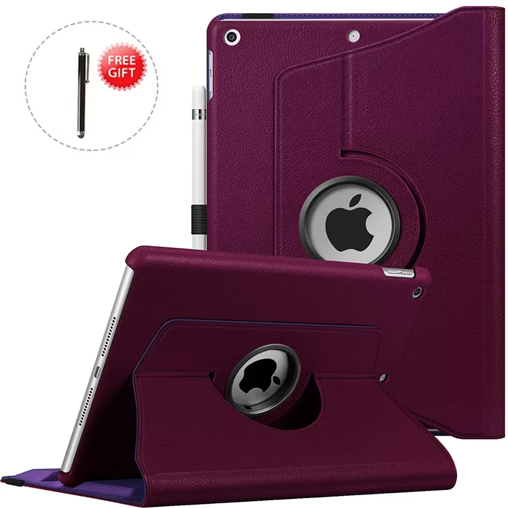 

iPad 8 10.2inch 2020 Case 360 Rotating PU Leather Smart Cover for iPad 10.2 2019 7th Generation Case A2197 A2198 A2200 Capa