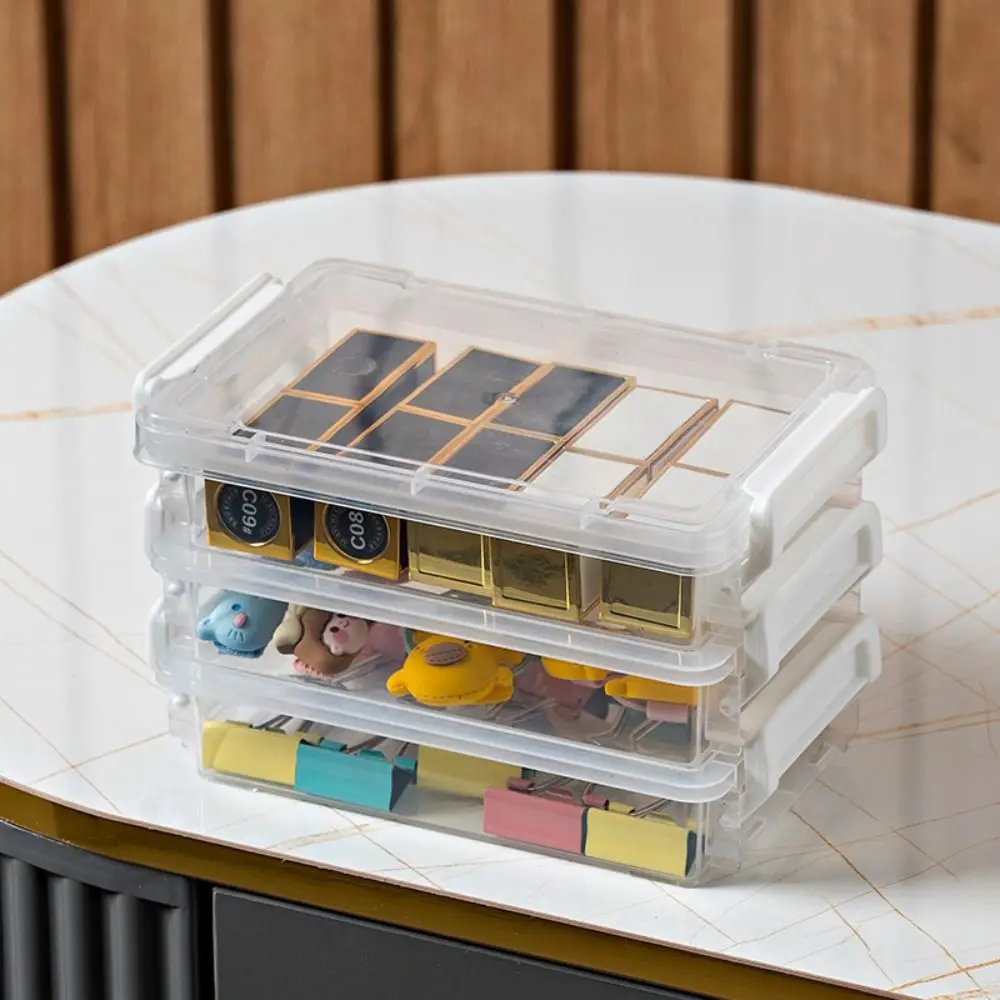

Multi-functional Certificates Storage Box Documents Classification Box Desktop Organizer Stationery Office Supplies