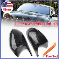 rearview side mirror covers cap replacement fit for bmw 3 1 series e90 e91 e92 e93 e87 e81 e82 e88 car modification accessories