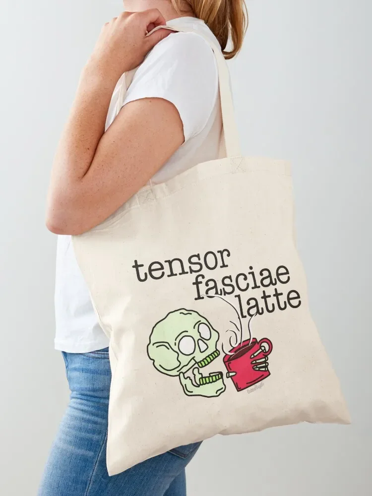 Tensor Fasciae Latte Tote Bag сумка-шоппер женские холщовые сумки-тоут мужские многоразовые