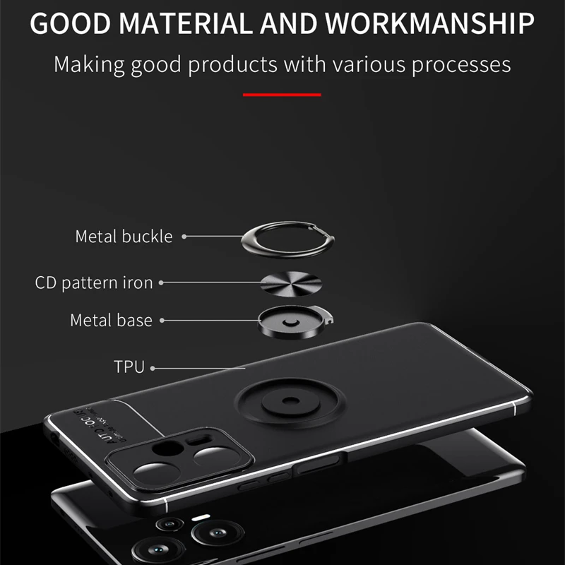 For Xiaomi Redmi Note 12 Turbo Case Cover Redmi Note 12 Turbo Capas Bumper Soft TPU Shockproof Holder Cover Redmi Note 12 Turbo