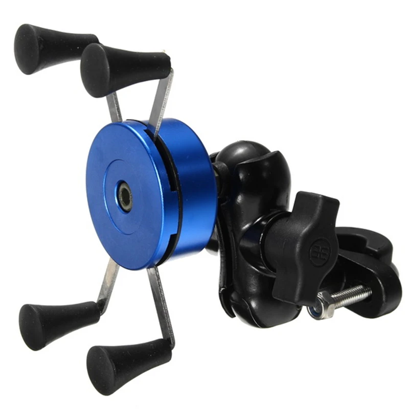 

Motorcycle Rear View Mirror Handlebar Mount Stand Support For Smart Mobile Phone Moto Holder Adjustable Cell Phone Holder