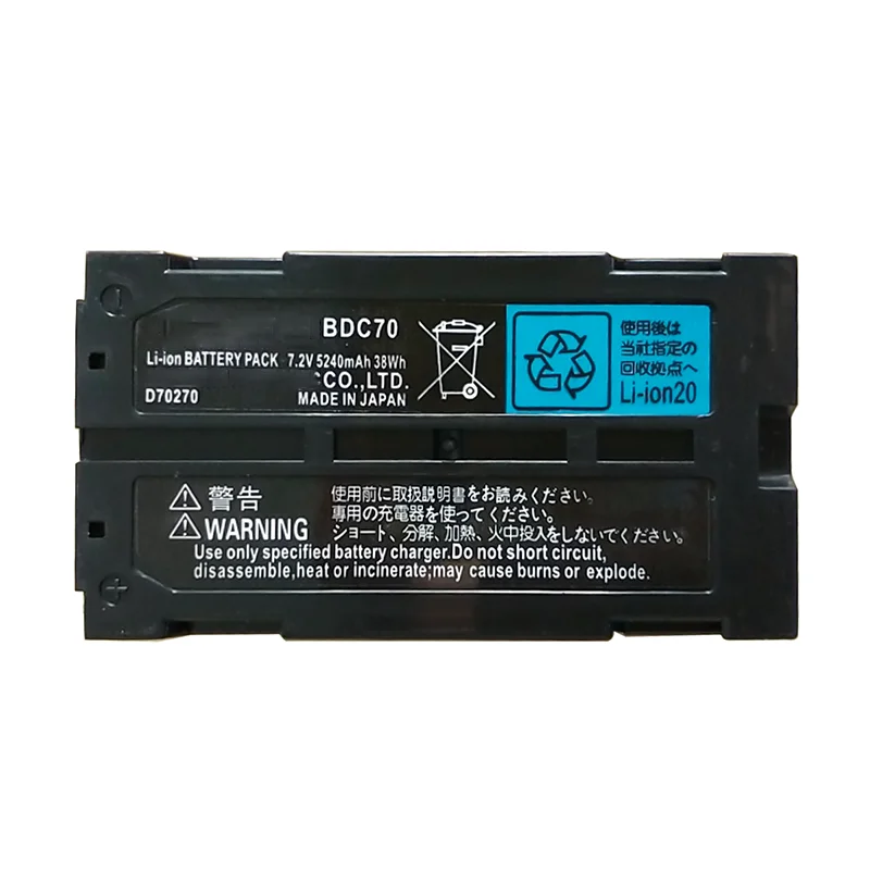 

Литий-ионный аккумулятор BDC70 для общей станции серии CX/RX-350