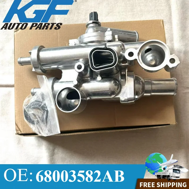 Алюминиевый корпус термостата для Dodge Jeep Chrysler 200 Sebring Journey Caliber Compass Patriot 1,8 2,0 2.4L 902-319 68003582AB