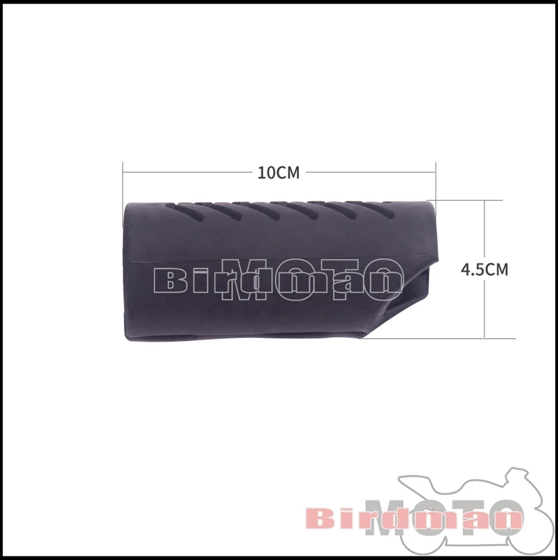 1 пара Резиновая Защитная крышка для мотоцикла Honda Yamaha Suzuki Kawasaki BMW Ducati