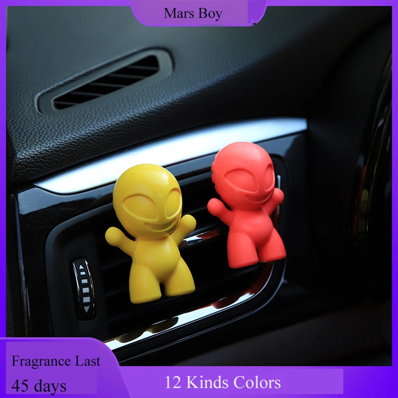

Creative Mars Boy Design Environmental EVA Material Car Vent Perfume Air Freshener Long Fragrance Solid Cute Scent Decoration