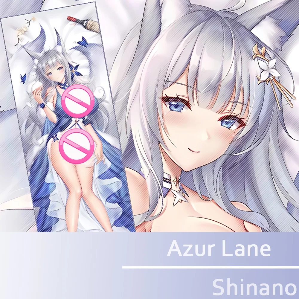 

Newly Design Anime Game Azur Lane Shinano Dakimakura Bismarck Pillow Case Cover Hugging Body Pillowcase