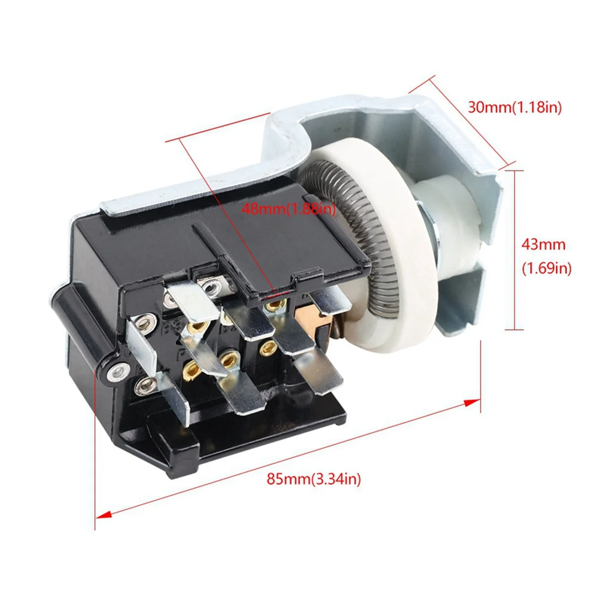 Аналоговый переключатель фар установленный на приборной панели подходящий для