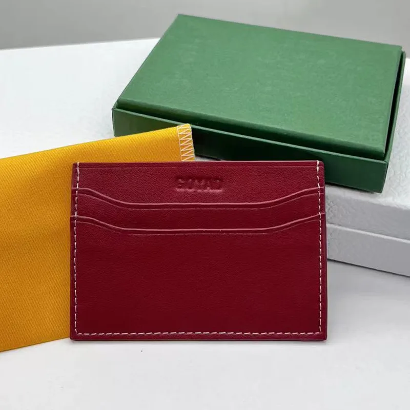 Брендовый дизайнерский кошелек GOYAD для карт маленькая Кредитная сумка мужчин и