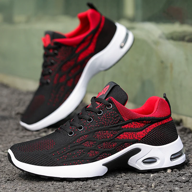 Casual Sneakers Cushioning Outdoor Running Shoes for Men Non-slip Sport Male Shoes Professional Athletic Training Men Air Shoes