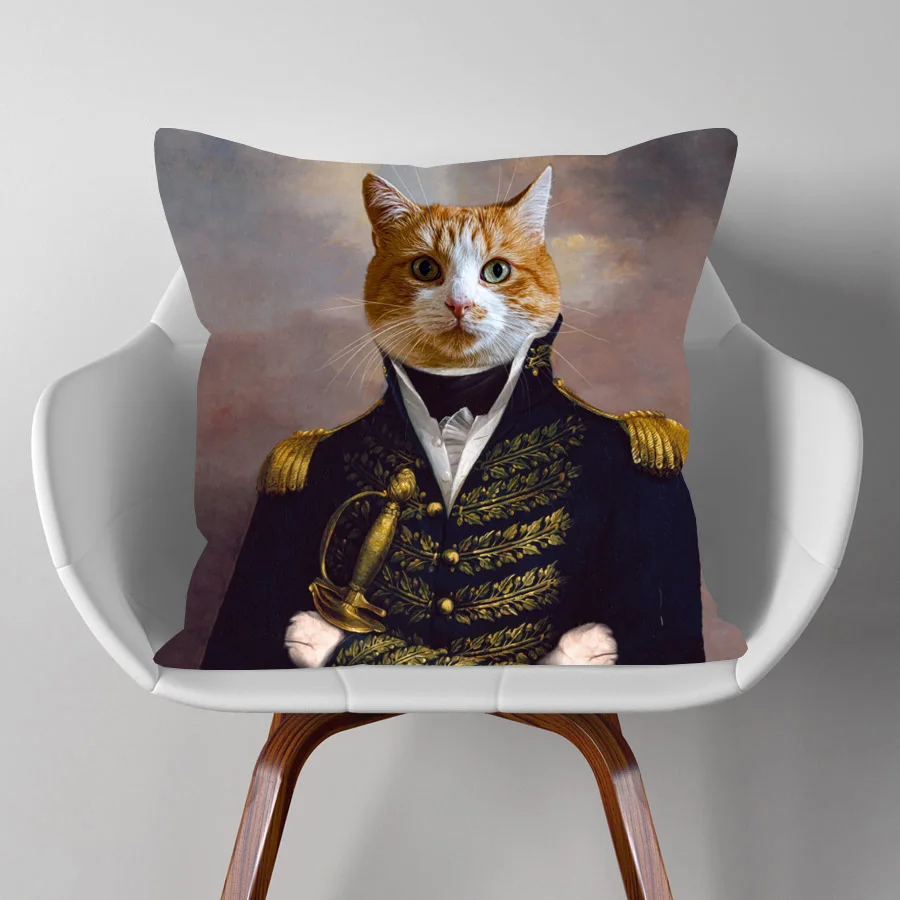 Европейская винтажная королевская картина маслом стильная фотообложка собака