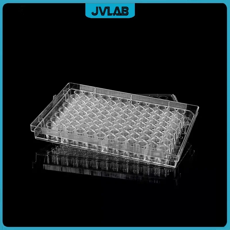 Одноразовые пластины для культивирования клеток JVLAB 96 колодцев PS 5 шт