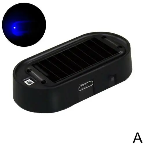 

Car LED Solar Powered Simulated Dummy Alarm Wireless Fake Security Light Warning Anti-Theft Caution Lamp Flashing Imitation