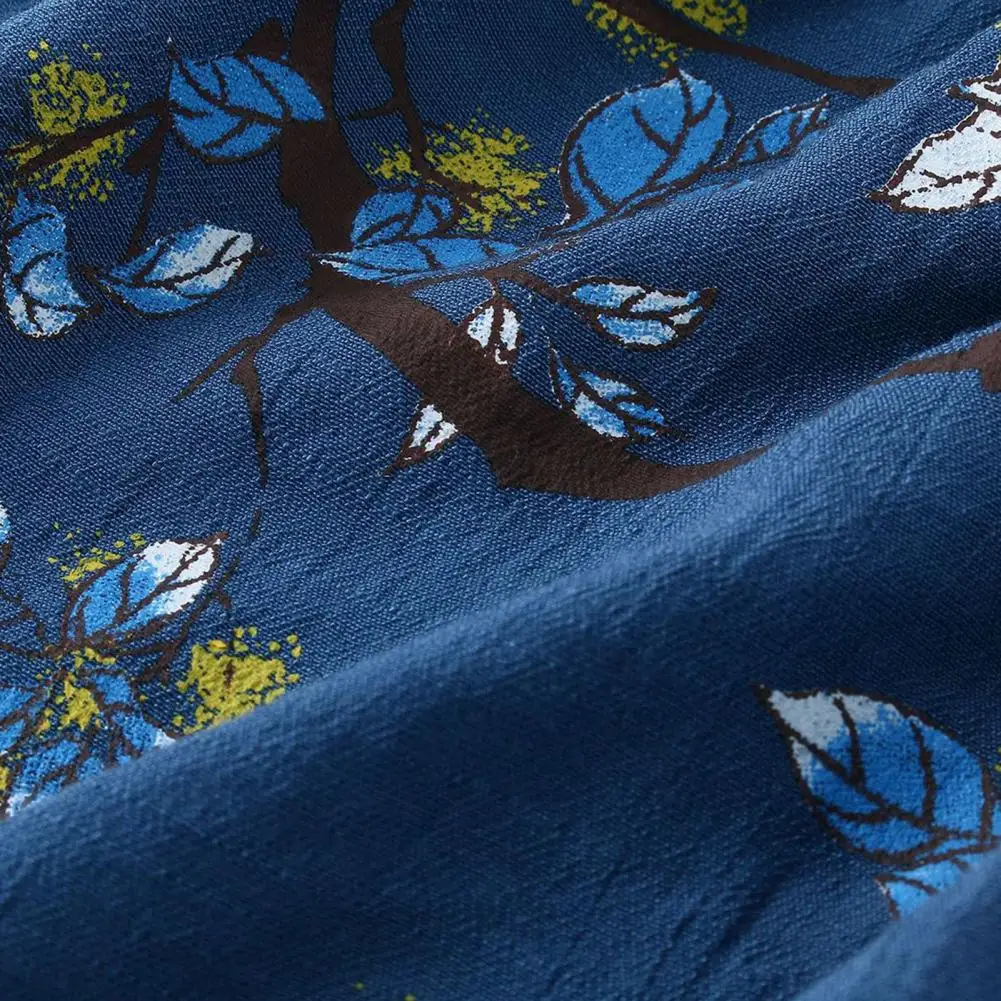 Stylish Women Pajamas Set Round Necks Short Sleeves Grandma Style Summer Pajamas Set for Daily Wear