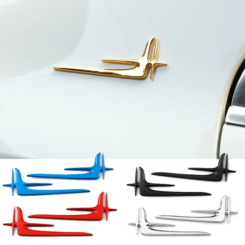 

Металлические автомобильные наклейки стильные боковые Значки для крыла наклейка для W205 W211 W203 W204 E46 E39 F32 задний багажник крест эмблема автом...