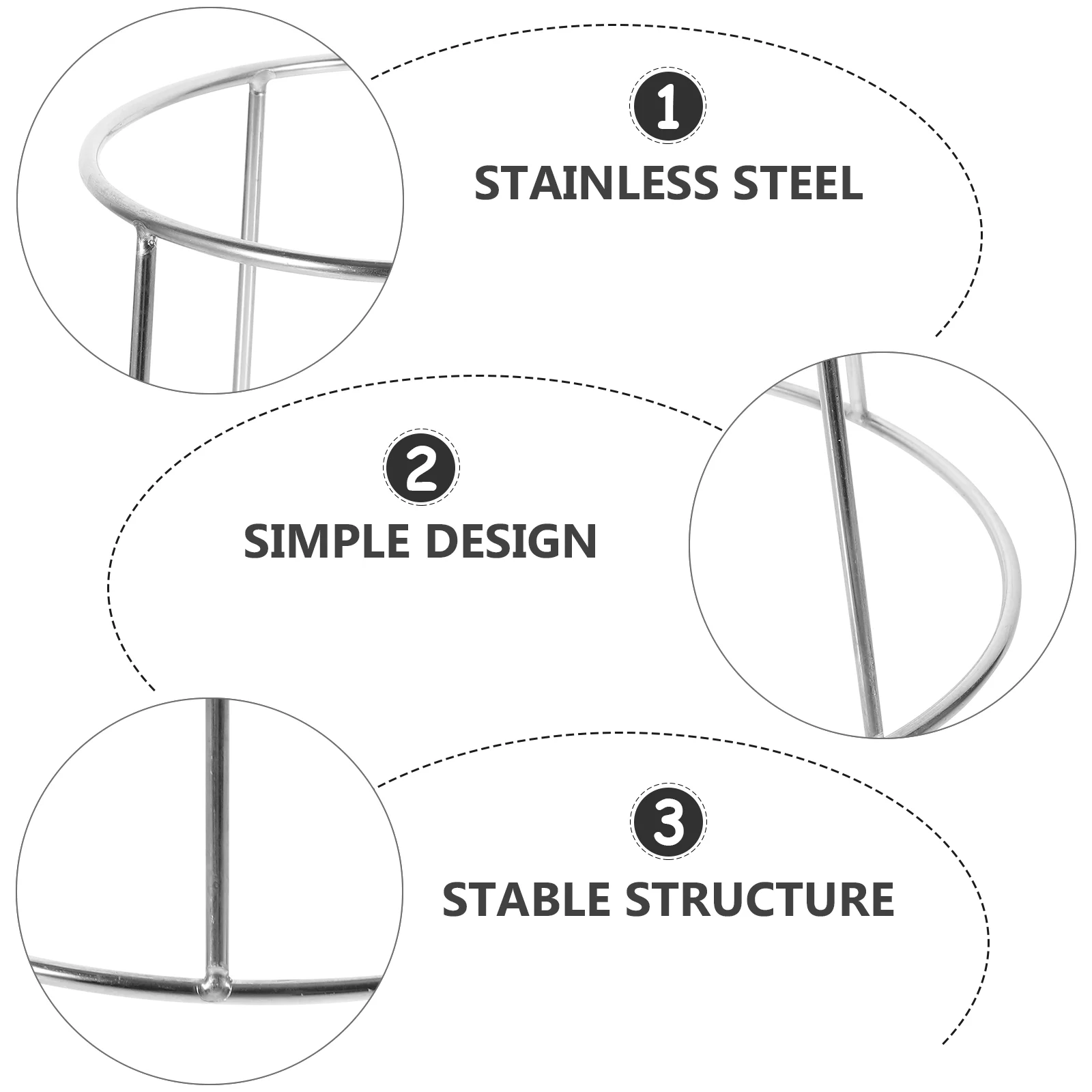 Многоуровневые полки для сковороды из нержавеющей стали две подносы подставка