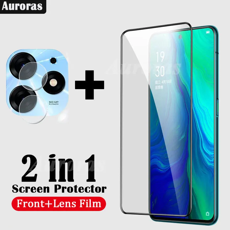 2 в 1 пленка для Tecno Spark 10 Pro 10C защита для экрана из закаленного стекла для Tecno Spark Go 2023 Pop 7 Защита для объектива стеклянная пленка