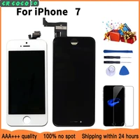 100 test aaalcd screen for iphone 7 touch display replacement blackwhite no dead pixeltempered glasstools