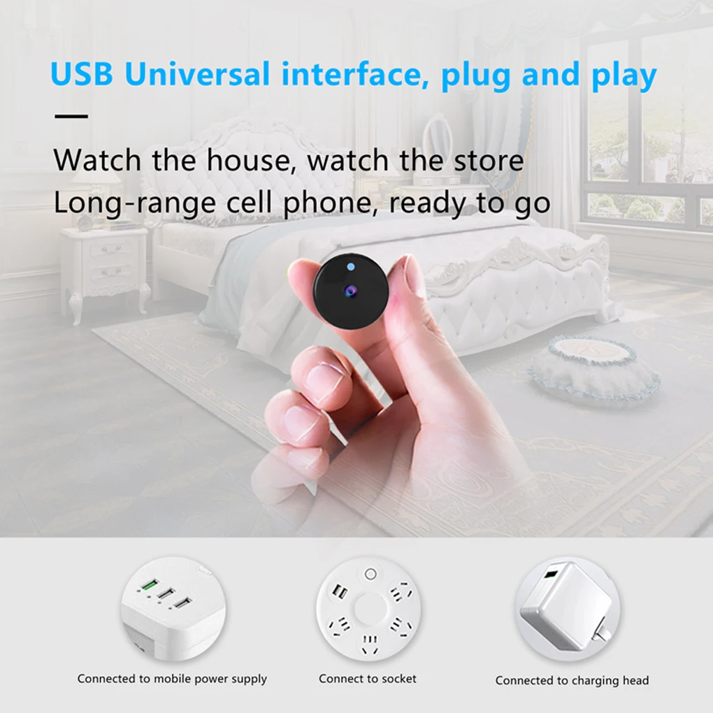 

4G 1080P Camera Indoor 2 Million Pixels Motion Detection Camcorder Home Hotel Wireless Remote Playback Video Audio Recorder