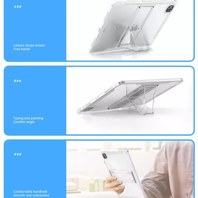 Прозрачный мягкий чехол из ТПУ для Lenovo Tab M10 Plus 3rd 10 6 P11 Pro Xiaoxin Pad 11 2 pro11 5 с гнездом