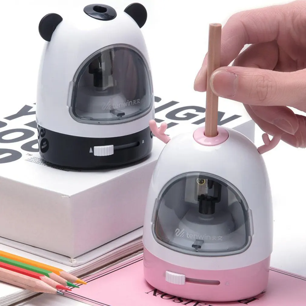 

Pencil Sharpener Electric Pencil Sharpener Student Stationery Creative Automatic Pencil Sharpener Cartoon Cute