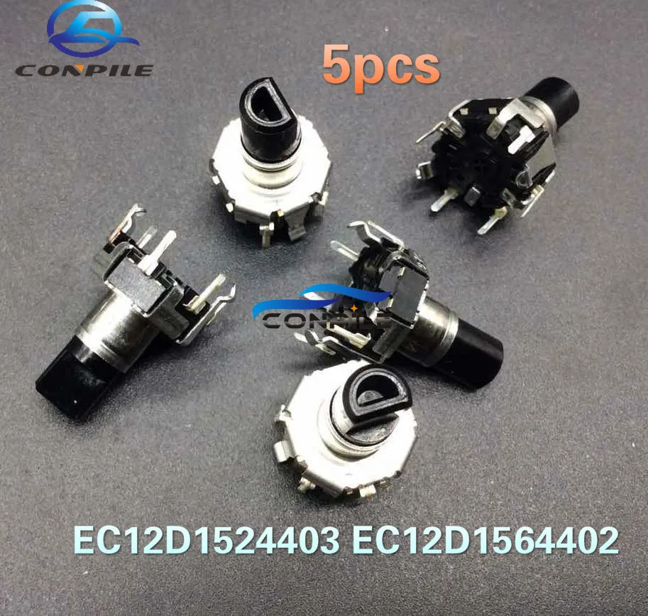 5pcs for ALPS rotary encoder EC12D1524403 EC12D1564402 car navigation audio equipment for pioneer radio