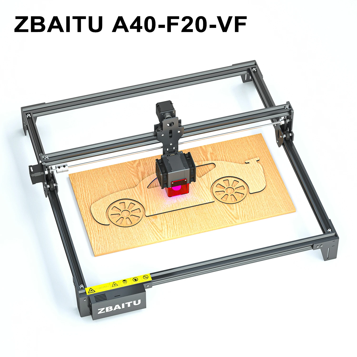 

ZBAITU 40x40cm Laser Engraver Machine CNC Router With 40W/80W/100W Air Assisted 3D Wood Router Engraving and Cutting Machine