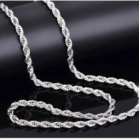 new 18k gold filled twisted chain necklace mens and womens gold rope chain african jewelry arabian chain boyfriend gift